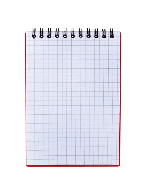 Блокнот на спирали А6, 60 листов в клетку, ErichKrause Classic, пластиковая обложка, фактура &laquo;песок&raquo;, блок офсет 100% белизна, МИКС