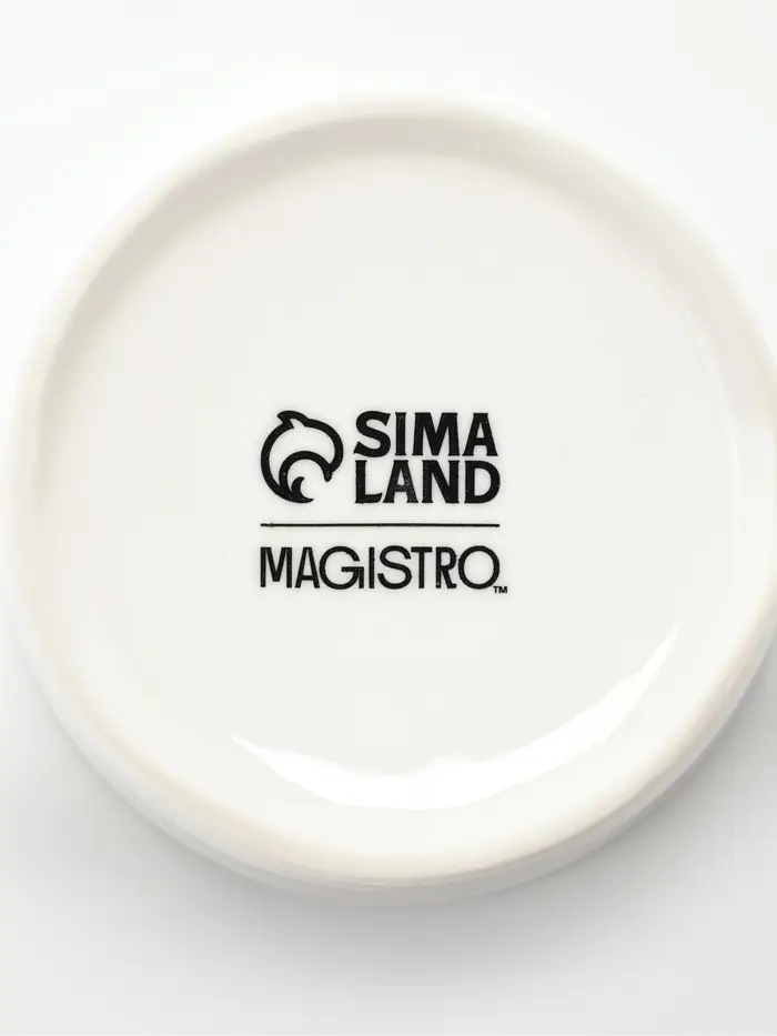 Соусники Magistro White Snow, набор 4 шт., 150 мл, фарфор, белые