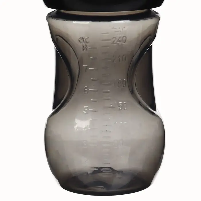 Бутылочка для кормления M&B Natural, широкое горло &Oslash;50 мм, от 6 мес., 260 мл., черный