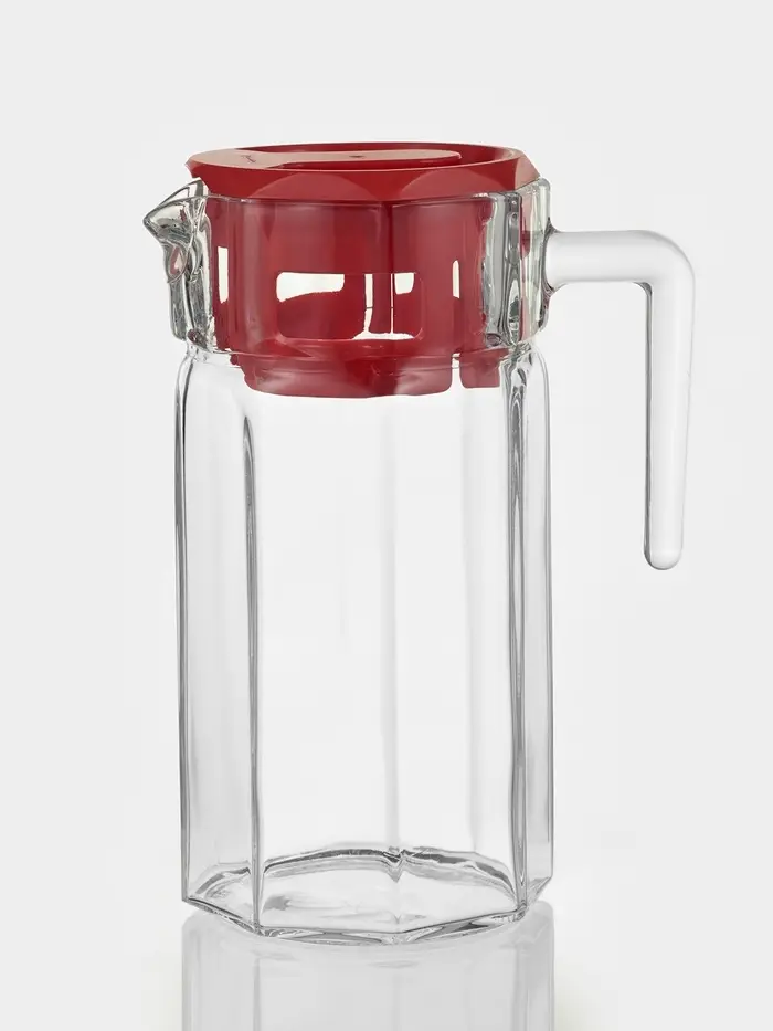 Кувшин KOSEM 1235 мл (красная крышка)
