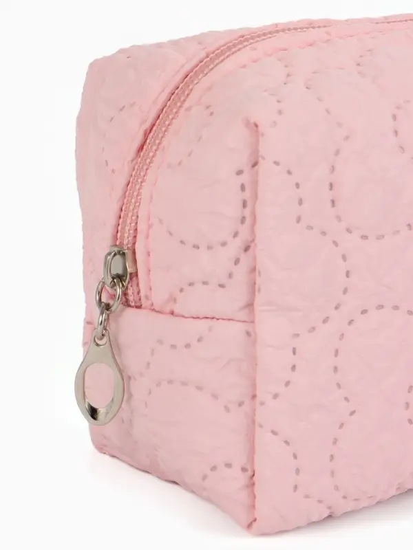 Косметичка дор Цветок 17*6*9, отд на молнии, розовый