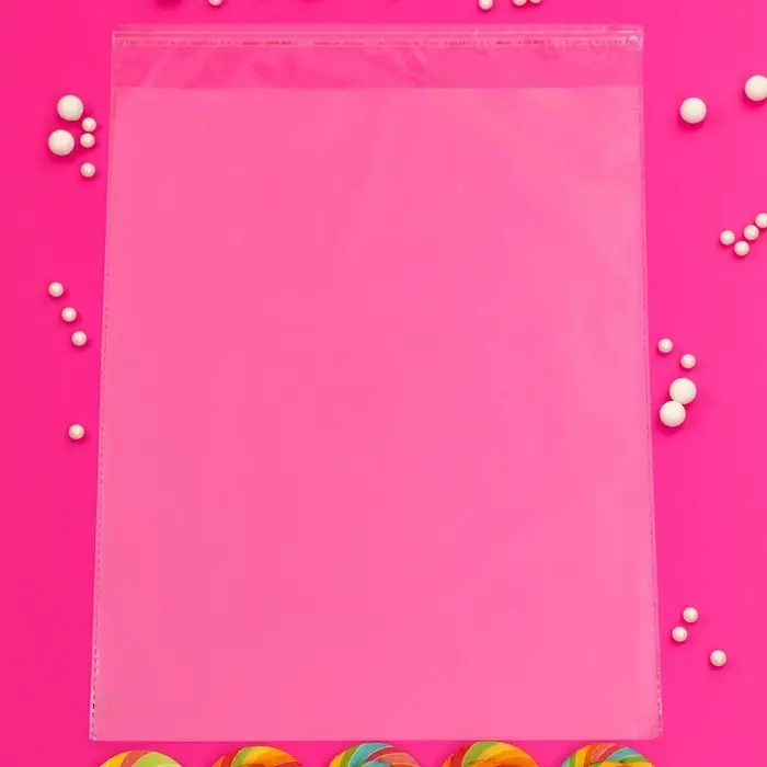 Пакет БОПП с клеевым клапаном, прозрачный 35&times;48/4 см, еврослот, 30 мкм