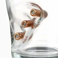 Стакан граненый с пулей &laquo;Непробиваемый&raquo;, для виски, 250 мл