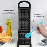 Вафельница электрическая для выпечки вафель КТ-1690 Вафельница электрическая для выпечки вафель КТ-1690
