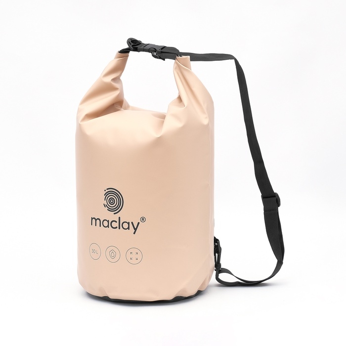 Гермомешок туристический maclay, 30 л, 500D, цвет оранжевый Гермомешок туристический maclay, 30 л, 500D, цвет оранжевый