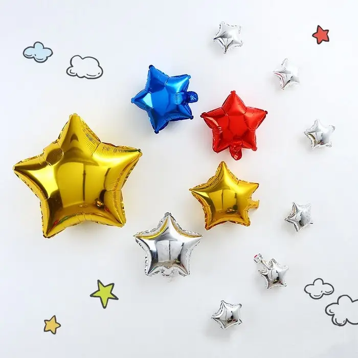 Воздушный шар фольгированный 18 Воздушный шар фольгированный 18" «Звезда», золотой