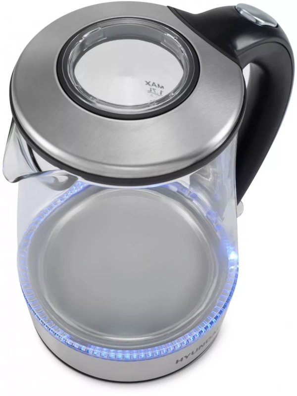 Чайник HYK-G8406 1,7л 2200Вт прозрачный (металл)