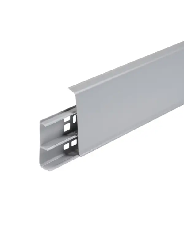 Плинтус напольный &laquo;Деконика&raquo;, 2200&times;85 мм, цвет 002 светло-серый