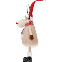 Фигура текстиль «Новогодний лосик» 58 см, 10 LED, от батареек CR2032×1, свечение тёплое белое Фигура текстиль «Новогодний лосик» 58 см, 10 LED, от батареек CR2032×1, свечение тёплое белое