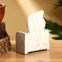 Календарь настольный «Ракушка», 10×7×5.4 см, дерево, белый Календарь настольный «Ракушка», 10×7×5.4 см, дерево, белый