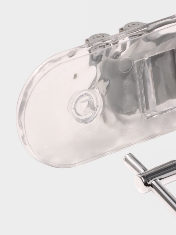 Держатель для швабр настенный самоклеящийся, прозрачная основа, 4 отделения, 42,5х6х6 Держатель для швабр настенный самоклеящийся, прозрачная основа, 4 отделения, 42,5х6х6