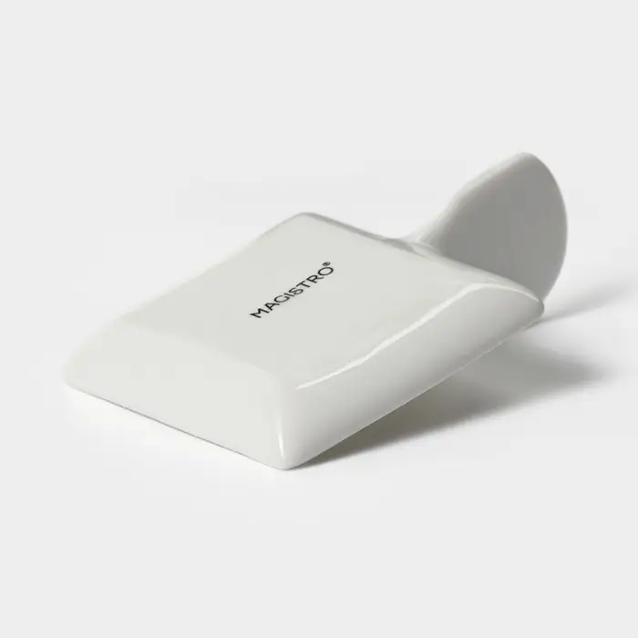 Кокильница фарфоровая Magistro «Лопатка», 9,8×6,5 см, цвет белый
