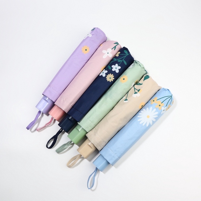 Зонт механический «Цветы», 10 спиц, 4 сложения, R = 51/60 см, D = 120 см, цвет МИКС Зонт механический «Цветы», 10 спиц, 4 сложения, R = 51/60 см, D = 120 см, цвет МИКС