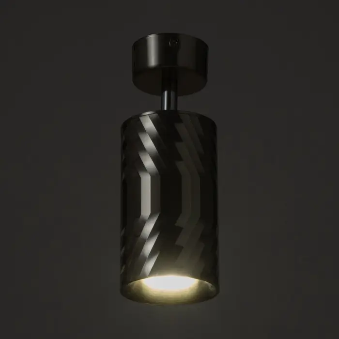 Спот &laquo;Алисер&raquo; GU10 серебро 7.5&times;7.5&times;20 см