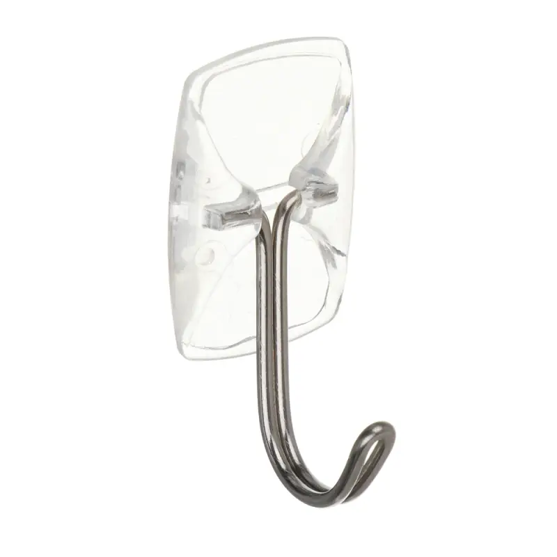 Крючки самоклеящиеся тм VETTA, PS, металл, прозрачные, 6шт