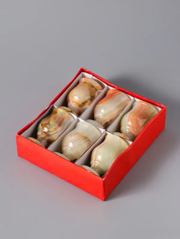 Набор рюмок 6 шт. &laquo;Грация&raquo;, подарочный, 3.5&times;6.5 см, оникс