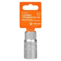 Головка торцевая 1/2"DR шестигранная 21мм свечная, резиновый фиксатор