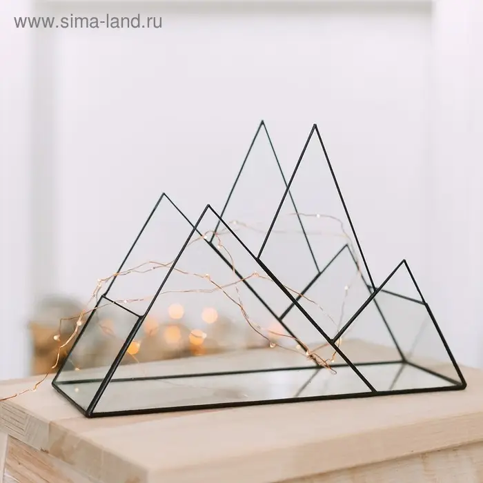 Флорариум "Горы" (швы черные)