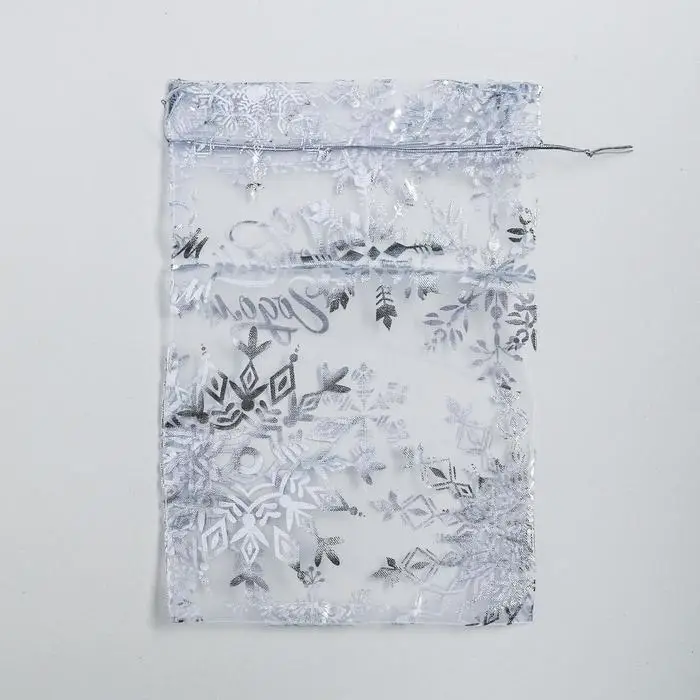 Мешочек подарочный органза «С Новым годом!», 20 х 30 см +/- 1.5 см Мешочек подарочный органза «С Новым годом!», 20 х 30 см +/- 1.5 см