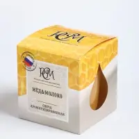 Ароматическая свеча в стакане &laquo;Мёд и молоко&raquo;, 8&times;8.5 см, 30 ч