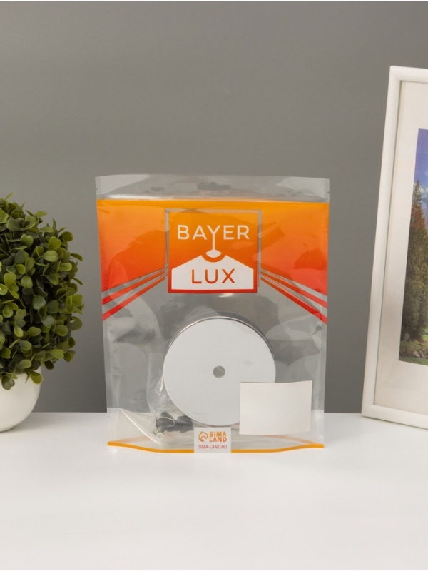 Чаша потолочная 10 см хром