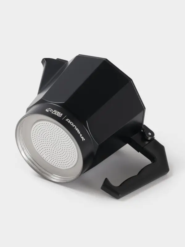 Кофеварка гейзерная Доляна Alum black, на 6 чашек, 300 мл, алюминий, чёрная