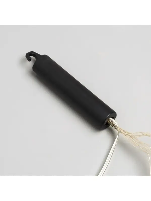 Гирлянда &laquo;Конский хвост&raquo; 10 нитей по 2 м, IP20, серебристая нить, 200 LED, свечение тёплое белое, 12 В