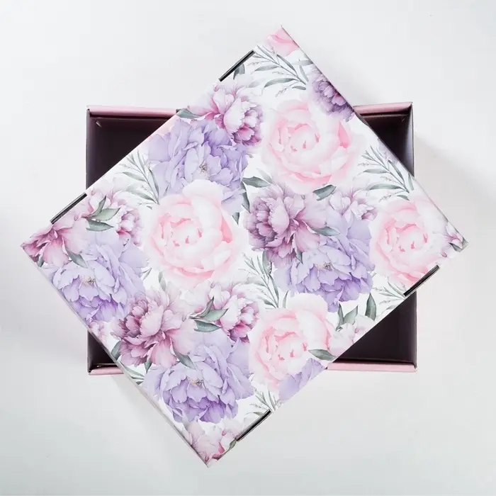 Коробка подарочная складная, упаковка, &laquo;Цветочная сказка&raquo;, 31&times;25.5&times;16 см