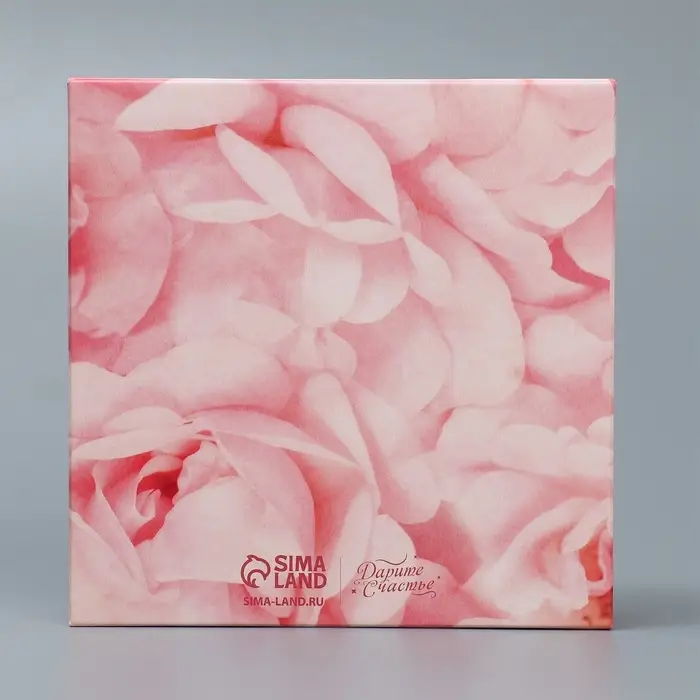 Коробка подарочная складная конверт, упаковка,«Розы», 15 х 15 х 4 см Коробка подарочная складная конверт, упаковка,«Розы», 15 х 15 х 4 см