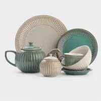 Заварочный чайник Доляна &laquo;Винтаж&raquo;, 1.1 л, керамика, бирюзовый