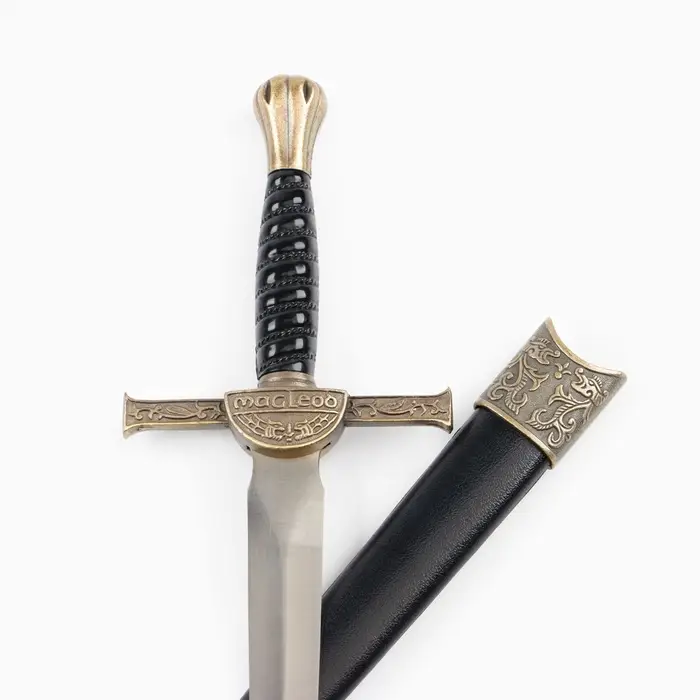 Макет оружия &laquo;Сувенирный кортик&raquo;, витая рукоятка, на ножнах голова дракона, 35 см