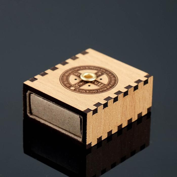 Набор ларец желаний Набор ларец желаний "Щит от врагов" со свечками, 5,2х4,5х2 см