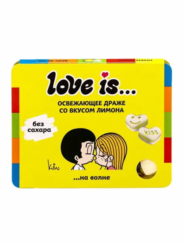 Освежающие конфеты Love is, со вкусом мяты в блистере, 10.8 г