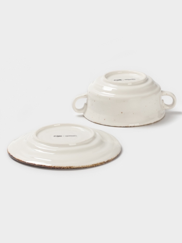 Бульонница Magistro  Бульонница Magistro "Alpine Frost" 250 мл 14,6х14,6х7,2 цвет белый с блюдцем