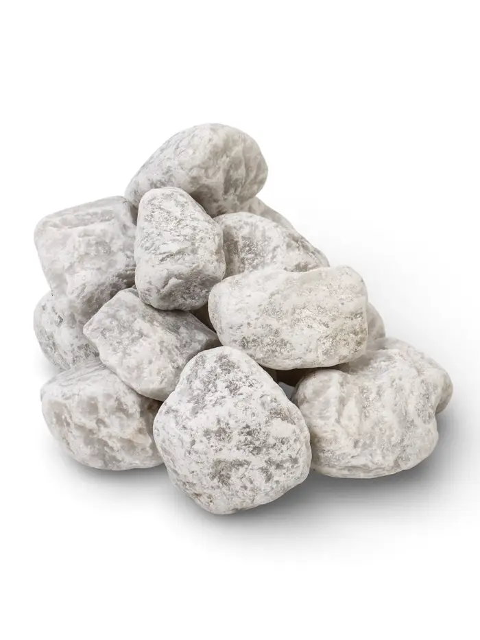 Кварц коробка 10 кг Обвалованный фракция 70 - 150 мм