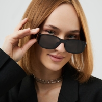 Очки солнцезащитные женские, uv 400, ширина 14 см, дужка 13.3 см, линза 6 х 4.4 см