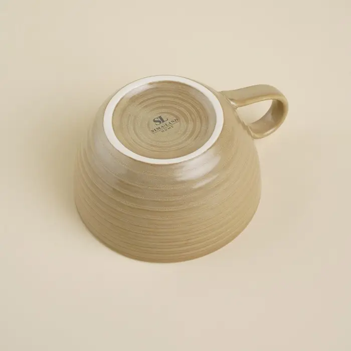 Кружка SL Home &laquo;Песчаный бриз&raquo;, 90 мл, фарфор, бежевая