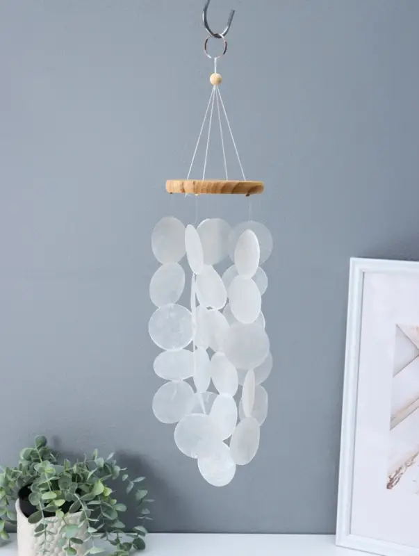 Музыка ветра перламутр 26 кружков d=4,8 см 10х10х46 см