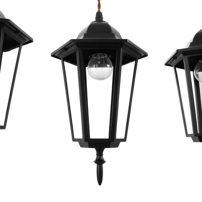 Светильник BayerLux 1680/3BK E27 40Вт черный 50х15х30-130 см