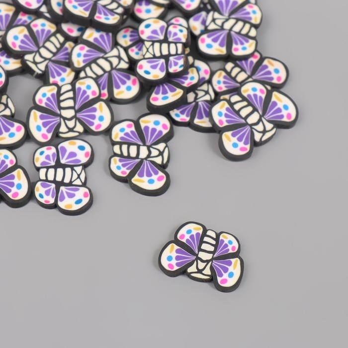 Декор для творчества PVC Декор для творчества PVC "Сиреневые бабочки" набор 20 гр 0,3х1,7х1,9 см