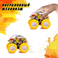 Джип инерционный «Монстр-акробат», МИКС