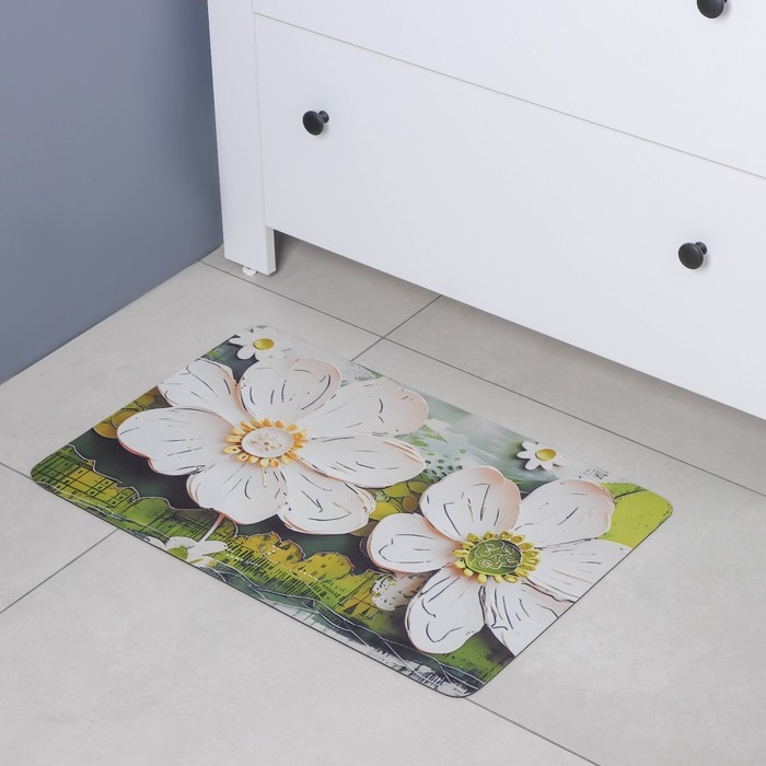 Коврик для дома Доляна Anemona, влаговпитывающий, 39&times;60 см