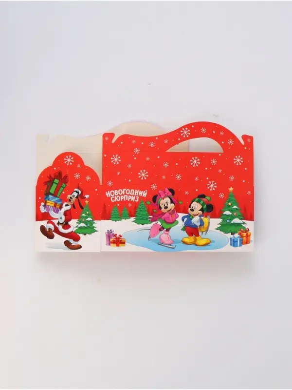 Коробка складная «Уютный Новый год», Микки Маус, 23 х 9 х 22,5 см Коробка складная «Уютный Новый год», Микки Маус, 23 х 9 х 22,5 см