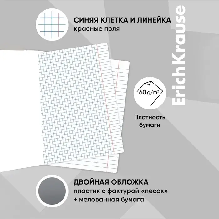 Набор предметных тетрадей ErichKrause &laquo;Чубрик&raquo;, 12 предметов, 48 листов, со справочным материалом, пластиковая обложка