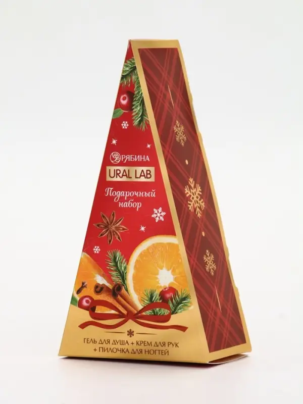 URAL LAB Арома Саунд Набор гель для душа, крем для рук и пилка для ногтей, глинтвейн URAL LAB Арома Саунд Набор гель для душа, крем для рук и пилка для ногтей, глинтвейн