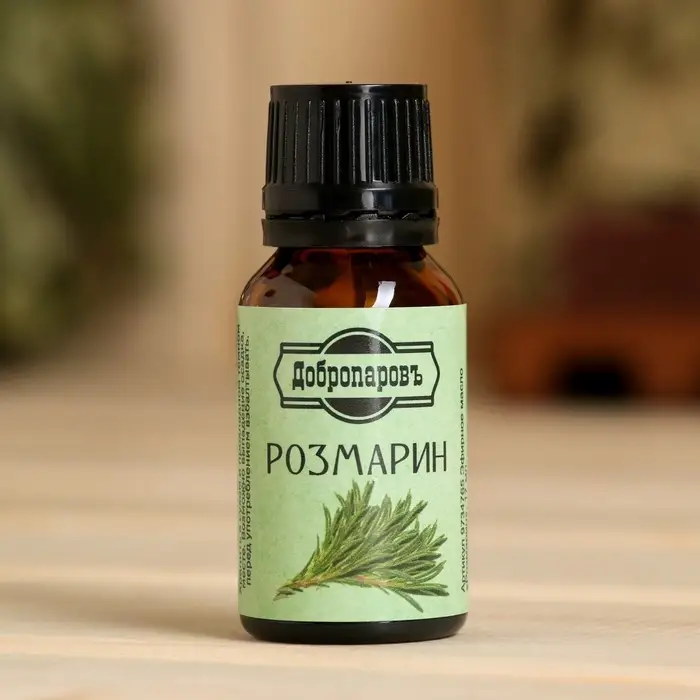 Эфирное масло Эфирное масло "Розмарин" флакон-капельница 17 мл "Добропаровъ"