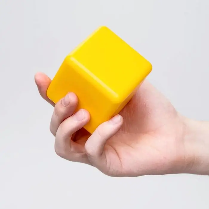 Кубики детские, пластиковые, цветные, 20 штук, 6&times;6 см