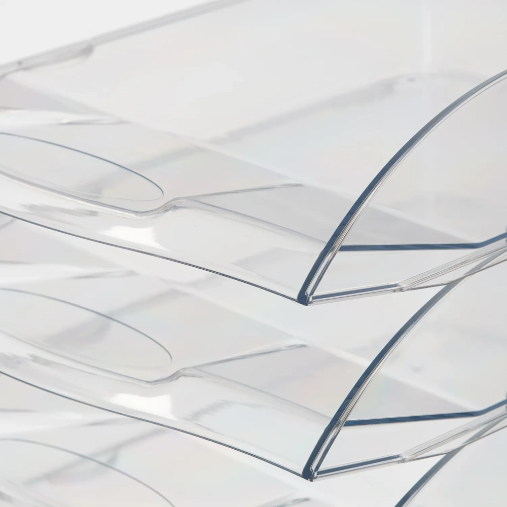 Лоток горизонтальный Attache 4шт/уп прозрачный тд_у