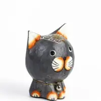 Сувенир &laquo;Котик&raquo;, 8&times;7&times;10 см, дерево, серый