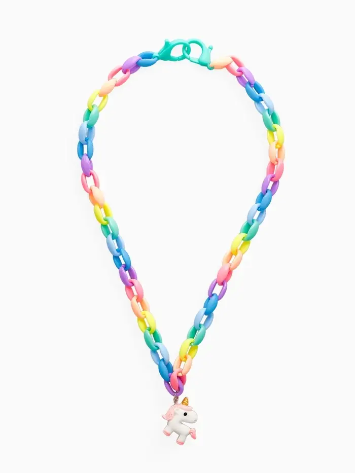 Набор детских украшений &laquo;Выбражулька. Сказка&raquo;, 5 предметов: цепочка единорог, 3 пары клипс, брелок мишка